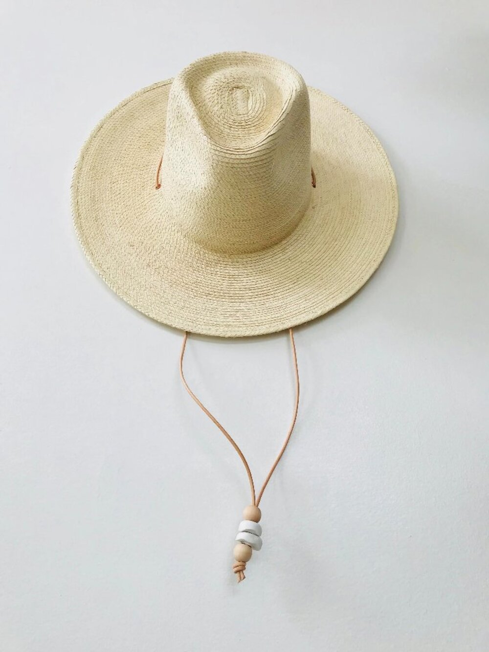 WEST PERRO Desert Sun Hat - Natural Guatemalan Palm Women